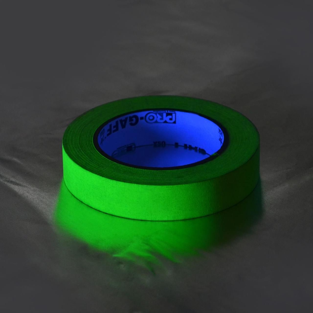 Флуоресцентна клейка стрічка Le Mark PRO-GAFFER™ TAPE FLUORESCENT 19MM X 25YDS Green (PROGAFF19NGN)