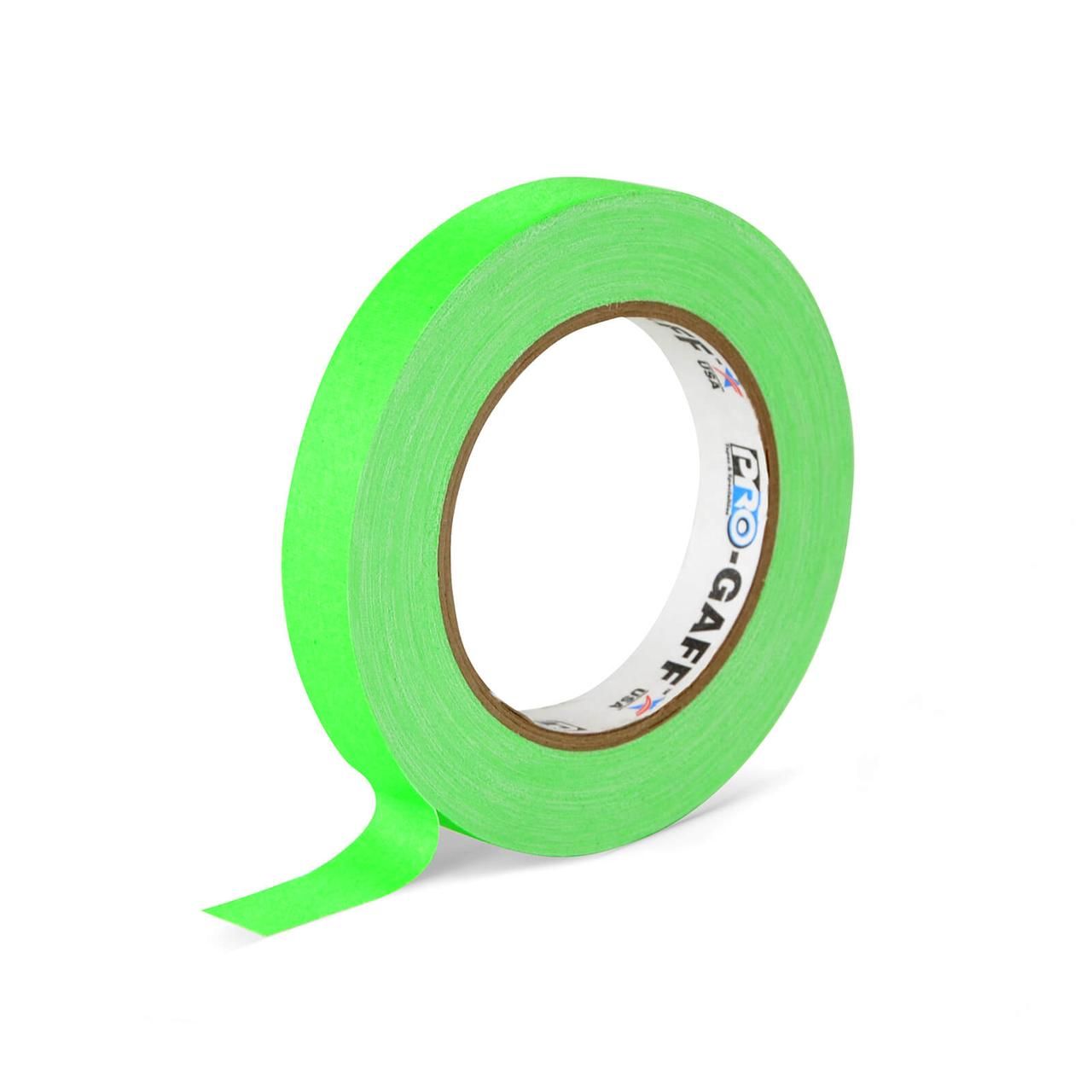 Флуоресцентна клейка стрічка Le Mark PRO-GAFFER™ TAPE FLUORESCENT 19MM X 25YDS Green (PROGAFF19NGN)