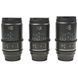 Набір об'єктивів Sirui Astra T1.8 1.33x AF Anamorphic для Sony E, 3 шт (50, 75, 100mm, Neutral Flares)