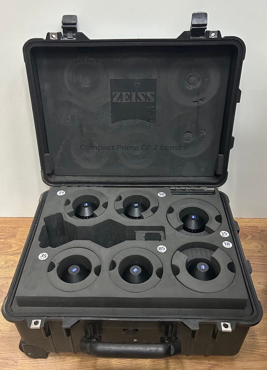 Набор объективов ZEISS CP.2 6-Lens Set с байонетом PL, 18/21/25/35/50/85 мм, T2.1&ndash;T3.6 (б/у)