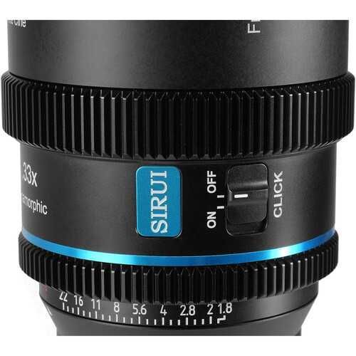 Объектив Sirui 40mm T1.8 1.33x S35 AF Anamorphic Lens E mount (для