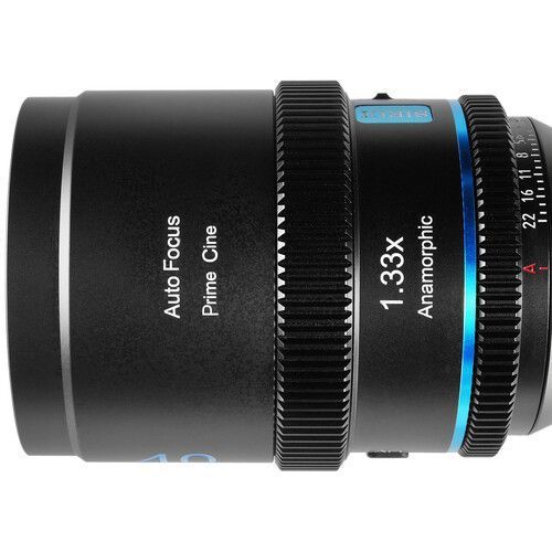 Объектив Sirui 40mm T1.8 1.33x S35 AF Anamorphic Lens E mount (для Sony) (Blue Flares)