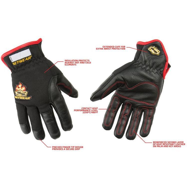 Рукавички жаростійкі Setwear Hothand Gloves (Large, Black)