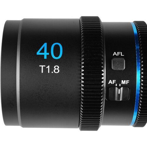 Об'єктив Sirui 40mm T1.8 1.33x S35 AF Anamorphic Lens Х mount (для FUJIFILM) (Blue Flares)