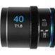 Об'єктив Sirui 40mm T1.8 1.33x S35 AF Anamorphic Lens MFT mount (для Micro Four Thirds) (Blue Flares)