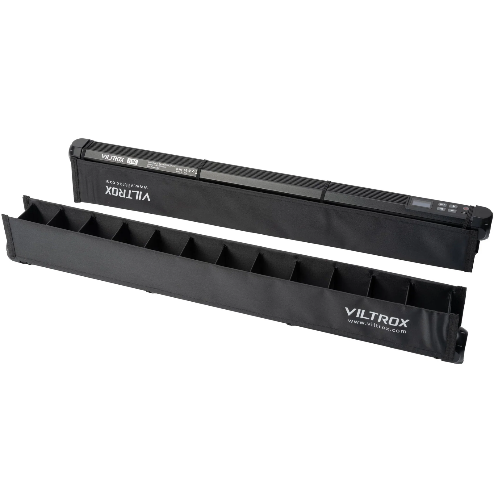 LED трубка Viltrox K60 RGB (черная) (набор из 2 шт) (60 см)