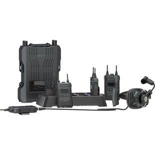 Hollyland Solidcom M1 Pro бездротова інтерком-система з гарнітурою Dual-Ear  (на 4 персони) (Full-Duplex, 1.9 GHz)