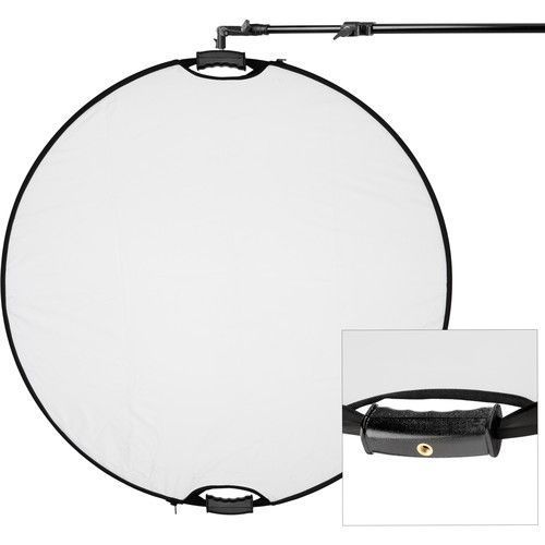 Відбивач світла Impact Circular Collapsible з ручками  52" (Silver/White)