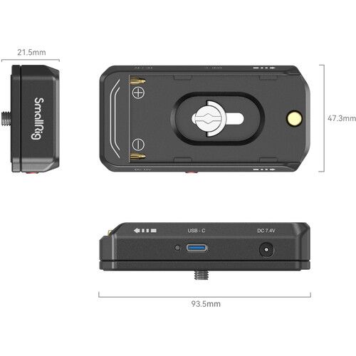 Площадка SmallRig NP-F Battery Adapter Mount Plate (Advanced Edition) 3168B