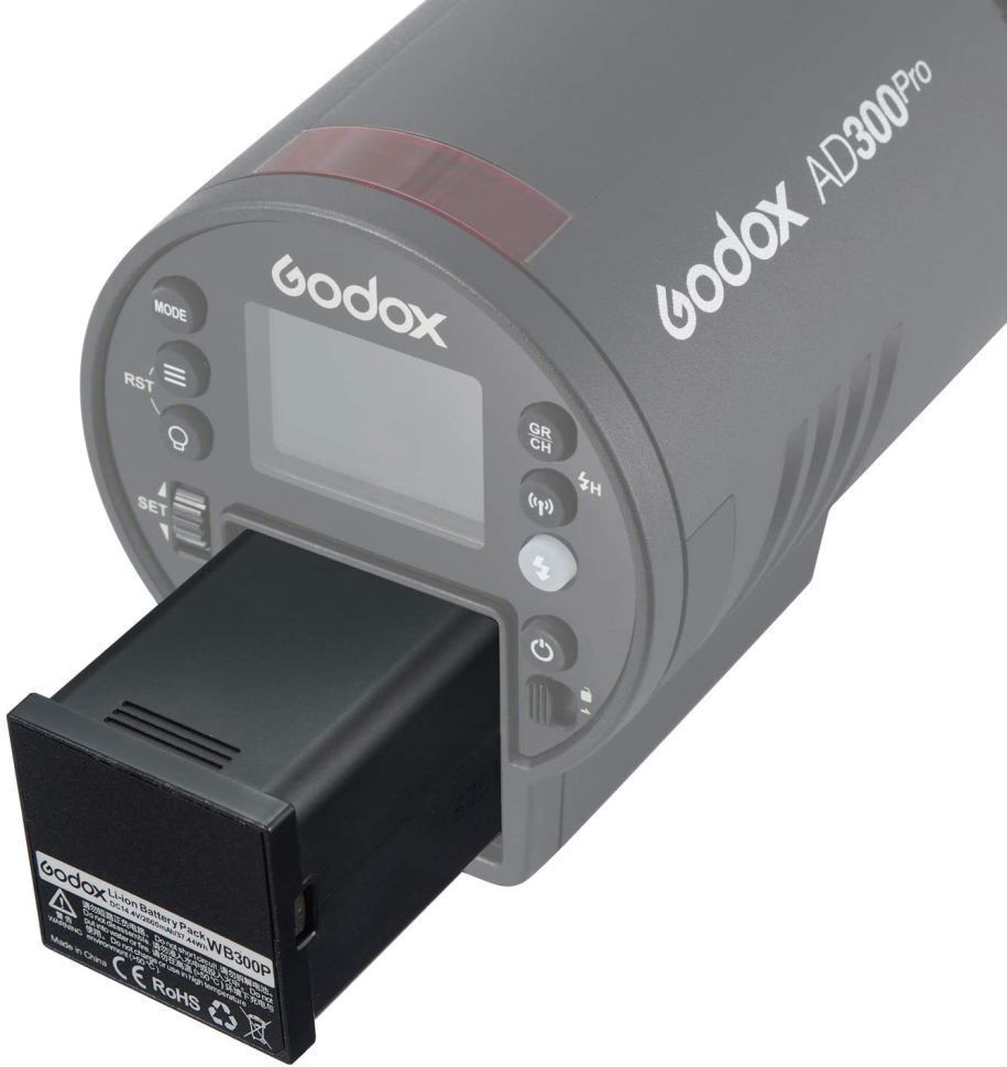 Акумулятор Godox WB300P 14.4V, 2600mAh для спалаху Godox AD300Pro