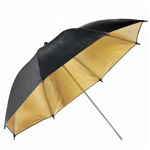Студійна парасоля MINGXING 152 см (black/gold) (48088)