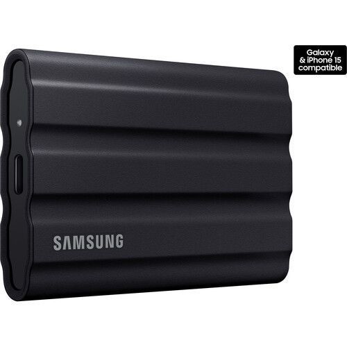 SSD накопичувач Samsung 2TB T7 Shield USB 3.2 Type-C Black (MU-PE2T0S/EU)
