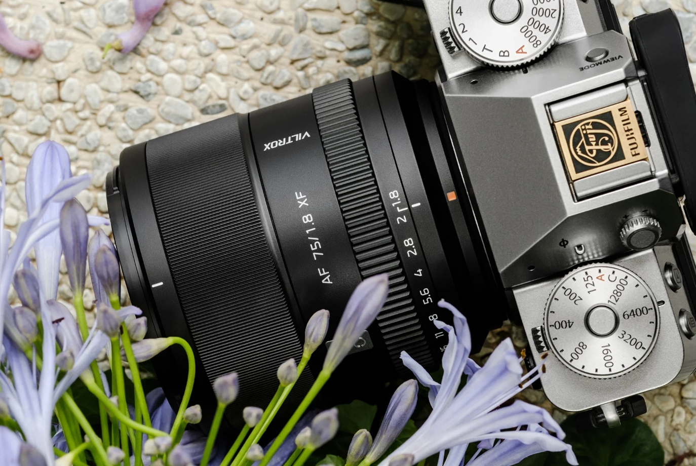Viltrox AF 75mmf/1.8 EVO Х mount (для FUJIFILM) — мобільний об'єктив APS-C з телевізійною перспективою для зйомки портретів Viltrox AF 75mm f/1.8 EVO Х mount — це легкий портретний об'єктив для бездзеркальних камер FUJIFILM APS-C, який також чудово проявляє себе у предметній зйомці. Швидкий і тихий STM-автофокус забезпечує точне наведення на різкість, щоб ви могли безперешкодно реалізовувати творчі ідеї. Фокусна відстань 75 мм формує класичну портретну перспективу, а кут огляду 18,6° допомагає акцентувати увагу на головному об'єкті та передавати природні пропорції. Завдяки масі всього 325 г об'єктив зручно використовувати навіть під час довготривалих зйомок.     Характеристики оптики Viltrox AF 75mmf/1.8 EVO Х mount (для FUJIFILM) Фокусна відстань  75 мм  Байонет  Х mount для FUJIFILM  Лінзи  11/9  Кут огляду  21,4°  Відстань фокусування  від 0,74 м  Діафрагма  F2,2–F16  Пелюстки діафрагми  9  Автофокус  STM  Розміри  69 x 76 мм  Вага  325 г  Розмір фільтра  58 мм  Детальний опис Viltrox AF 75mmf/1.8 EVO Х mount (для FUJIFILM) Стиснута перспектива  Фокусна відстань 75 мм, що відповідає приблизно 112 мм у повнокадровому еквіваленті, та кут огляду 21,4° формують класичну телеперспективу. Вона дозволяє візуально відокремити об'єкт від фону, зменшити вплив зайвих елементів у кадрі та природно передати пропорції обличчя. Завдяки цьому об'єктив однаково добре підходить як для портретної, так і для предметної фотографії.  Мінімальна дистанція фокусування 74 см дозволяє працювати з великими планами, передаючи високу деталізацію текстур і дрібних елементів.   Апертура діафрагми  9-пелюсткова діафрагма формує плавне та природне боке з округлими світловими відблисками, завдяки чому головний об'єкт ефектно виділяється на тлі. Велика світлосила f/1.8 забезпечує більше можливостей для зйомки в умовах недостатнього освітлення, наприклад у вечірній час, похмуру погоду чи в приміщеннях без потужного штучного світла. Для сюжетів, де важлива максимальна глибина різкості, діафрагму можна прикрити до f/16. Навіть на відкритій діафрагмі об'єктив демонструє високу деталізацію по всій площі кадру та мінімальне віньєтування.  Сумісні камери  Об'єктив призначений для бездзеркальних камер FUJIFILM формату APS-C з байонетом Х-Mount. На передній частині корпусу передбачена різьба діаметром 58 мм для встановлення світлофільтрів, що відкриває додаткові можливості для творчої роботи.  Зручність та легкість  Завдяки компактним габаритам 69 х 76 мм і вазі всього 325 г об'єктив не займає багато місця у фотосумці та майже не обтяжує камеру. Це особливо важливо під час тривалих репортажів або виїзних зйомок. Для безпечного перевезення модель комплектується захисним чохлом, а полегшена конструкція дозволяє довше працювати без відчутної втоми рук.  Приємне автоматичне фокусування  Швидкий STM-автофокус забезпечує точне й тихе наведення, що особливо корисно під час фото- та відеозйомки. Завдяки підтримці функцій визначення облич і очей сумісних камер система ефективно утримує фокус на головному об'єкті, полегшуючи роботу як початківцям, так і досвідченим фотографам. Додатковою перевагою є добре контрольований ефект дихання фокуса, що дозволяє отримувати більш професійний вигляд відеоматеріалу.  За потреби фокус можна налаштовувати вручну за допомогою ергономічного кільця з плавним обертанням, яке забезпечує високу точність керування.   Елементи керування  Елементи керування включають перемикач AF/MF та функціональну кнопку Fn, які допомагають швидко змінювати налаштування під час зйомки. Регулювання діафрагми можливе як вручну за допомогою окремого кільця з нанесеною шкалою, так і в автоматичному режимі, коли значення встановлюється камерою через електронний інтерфейс байонета. Для відеографів передбачена можливість відключення фіксованих кроків кільця діафрагми, що забезпечує абсолютно плавну й безшумну зміну експозиції під час запису відео.  Захист корпуса  Об'єктив отримав гумове ущільнення в зоні байонета, яке знижує ризик проникнення пилу й бризок під час зйомки поза приміщенням. Хоча конструкція не є повністю герметичною, вона краще пристосована до роботи в складніших умовах. Передній оптичний елемент має спеціальне гідрофобне та олеофобне покриття, яке відштовхує воду, забруднення й сліди від пальців. Завдяки цьому лінза довше залишається чистою, а її очищення займає мінімум часу без ризику пошкодити покриття.  Високоякісна оптика  Оптична схема об'єктива складається з 11 елементів, об'єднаних у 9 груп. До її складу входять 2 лінзи HR з високим показником заломлення та 2 елементи ED з низькою дисперсією. Таке поєднання ефективно зменшує хроматичні аберації, сферичні спотворення та інші оптичні дефекти, забезпечуючи високу різкість по всьому полю кадру. У результаті фотографії відзначаються точною передачею кольорів, плавними тональними переходами та високою деталізацією навіть у складних умовах освітлення.  Оновлення мікропрограми  Порт USB-C використовується для самостійного оновлення вбудованого програмного забезпечення. Встановлення актуальної версії мікропрограми дозволяє покращити сумісність із новими моделями камер, а також підвищити швидкість і точність роботи автофокусування, тому рекомендується перевірити наявність нових версій прошивки та за потреби виконати оновлення.  Комплектація  Об'єктив Viltrox AF 75mmf/1.8 EVO Х mount (для FUJIFILM). Бленда. Чохол. Кришки захисту. Гарантія та інструкція. Для кого виготовлений об'єктив Viltrox AF 75mmf/1.8 EVO Х mount Модель найкраще розкриває свій потенціал у таких сценаріях використання:  використання з камерами FUJIFILM APS-C, для яких об'єктив був спеціально оптимізований; портретна фотографія з красивим розмиттям фону та природною передачею пропорцій обличчя; предметна зйомка, де важливі висока різкість, деталізація та точне відтворення дрібних елементів; мобільна робота поза студією, коли компактність і невелика вага мають вирішальне значення; відеозйомка коротких роликів, рекламного контенту та творчих проєктів. Сильні сторони моделі Вага лише 325 г забезпечує комфортну зйомку з рук і не створює зайвого навантаження під час тривалої роботи на виїзних локаціях. Фокусна відстань 75 мм формує класичну телеперспективу, яка ідеально підходить для портретної та предметної фотографії. Перемикач AF/MF і програмована кнопка Fn забезпечують швидкий доступ до найважливіших налаштувань. Оптична конструкція з 11 елементів забезпечує високу різкість, точне відтворення кольорів і мінімальний рівень аберацій. Швидкий і тихий STM-автофокус точно відстежує обличчя та очі, допомагаючи отримувати різкі портрети без складних налаштувань. Світлосила f/1.8 дозволяє ефектно розмивати фон і впевнено працювати за недостатнього освітлення. Діафрагмою можна керувати як електронно з камери, так і кільцем із режимом плавного обертання без клацань. Мінімальна дистанція фокусування 74 см відкриває можливість створювати деталізовані крупні плани предметів і текстур. Гумове ущільнення байонета й захисне покриття передньої лінзи допомагають захистити оптику від пилу, вологи та забруднень. Чим відрізняється від інших Схожою фірмовою моделлю є оптика Fujifilm Fujinon XF 90mm f/2 R LM WR. Окрім фокусної відстані, Viltrox відрізняється трохи яскравішою діафрагмою з більшою кількістю пелюстків (f/1.8 й 11 проти f/2 й 9), тому дає виразніше боке та краще знімає при поганому освітленні. Ще наша модель важить майже на 200 г меньше, тому ідеально підходить для виїзної роботи. А ось за ступенем захисту корпуса, якістю автофокуса та мінімальною відстанню фокусування Fujifilm знаходиться попереду.  Рекомендація Якщо вам потрібен компактний телеоб'єктив для камер Fujifilm APS-C, Viltrox AF 75mmf/1.8 EVO Х mount стане відмінним рішенням. Модель поєднує класичну портретну перспективу, ефектне розмиття фону при відкритій діафрагмі f/1.8 та високу різкість по всьому кадру завдяки продуманій оптичній конструкції з 11 елементів. Невелика вага всього 325 г робить об'єктив чудовим супутником для подорожей, виїзних фотосесій і щоденного використання. Додатковою перевагою є швидкий, плавний і майже безшумний STM-автофокус, який допомагає легко отримувати точні та різкі кадри.