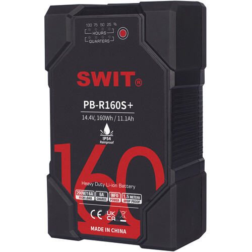 Swit PB-R160S+ – мощный аккумулятор V-Lock для профессиональных видеокамер