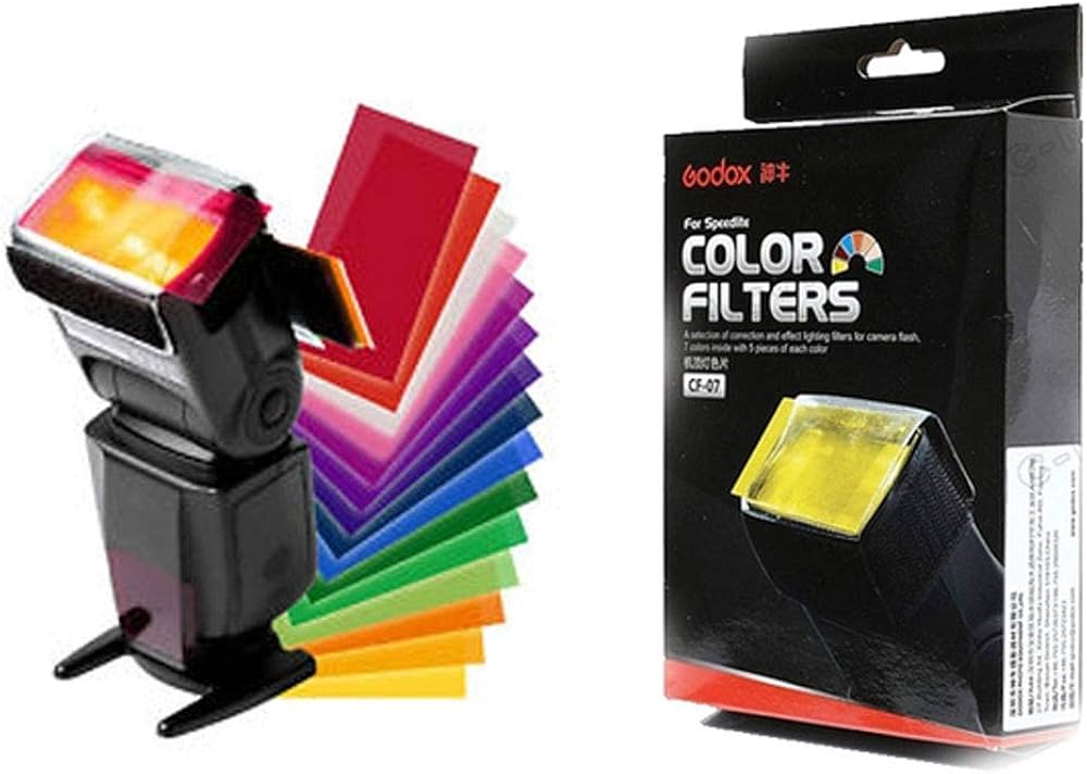 Кольорові фільтри для спалаху Godox Color Filters for Speedlite – набір для творчої роботи зі світлом