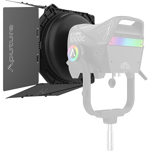 Адаптер шторок Aputure STORM 1000c/1200x Barn Doors Adapter – монтажный переходник для сверхмощных COB-моноблоков