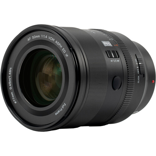 Объектив Viltrox AF 50mm f/1.4 Pro E mount (для Sony) – светосильный профессиональный автофокусный объектив