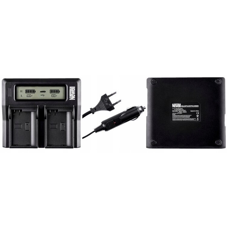 Newell DC-LCD Dual (NL1505) — зарядний пристрій із LCD-дисплеєм для двох акумуляторів Sony NP-FZ100