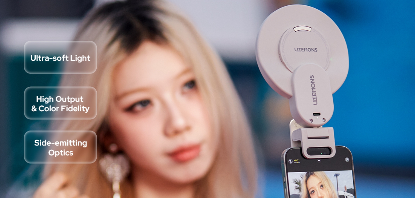 Godox LR15BI Litemons Bi-Color Selfie LED Ring Light — кільцеве LED світло для зйомки селфі або ведення прямих трансляцій