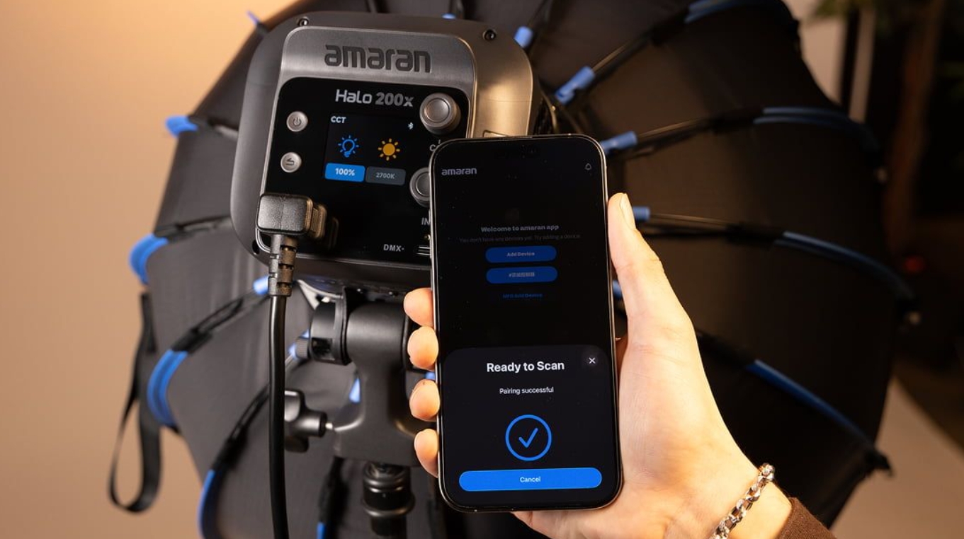 Aputure Amaran Halo 200x (Bi-color) — двоколірне LED світло з невеликим розмірами та гарною потужністю для зйомки фото/відео