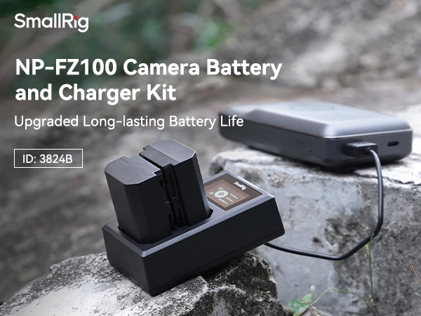 Акумулятори з зарядним пристроєм SmallRig NP-FZ100 3824B