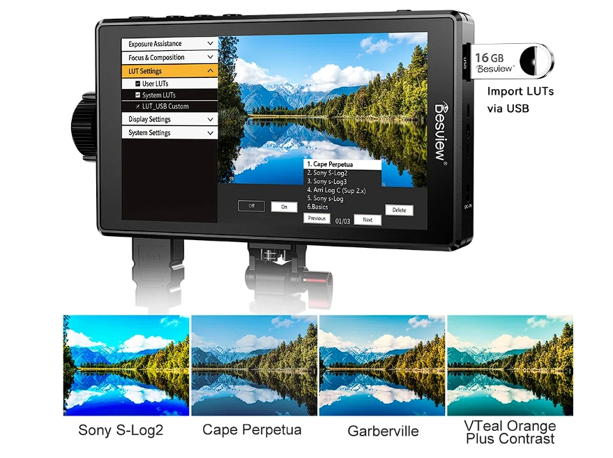 Bestview // Desview A5 PRO (5.5") — накамерний монітор з якісним зображенням Full HD та підтримкою до 4K 60p