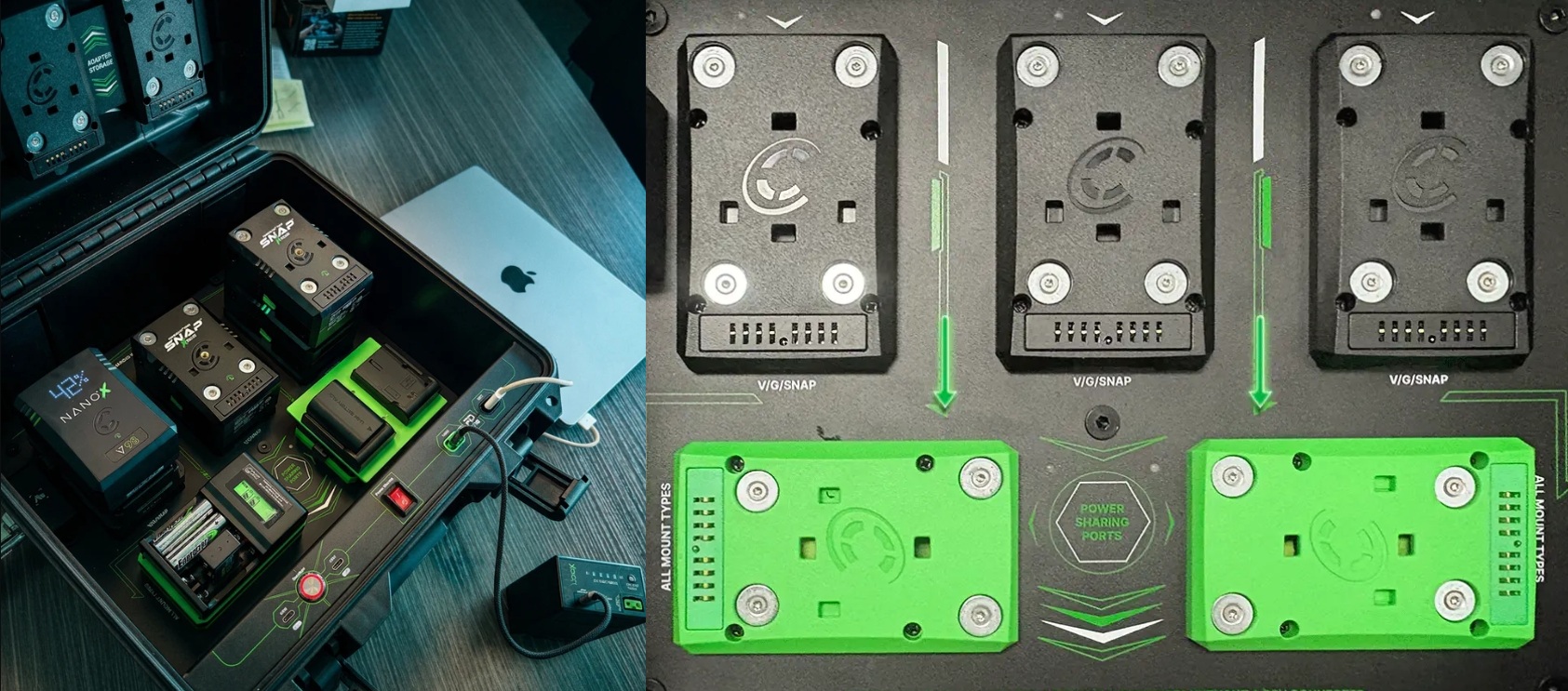 Core SWX PowerVault Base — зарядна станція для централізованого польового живлення обладнання для фото/відеозйомки