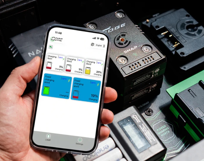 Core SWX PowerVault Base — зарядна станція для централізованого польового живлення обладнання для фото/відеозйомки