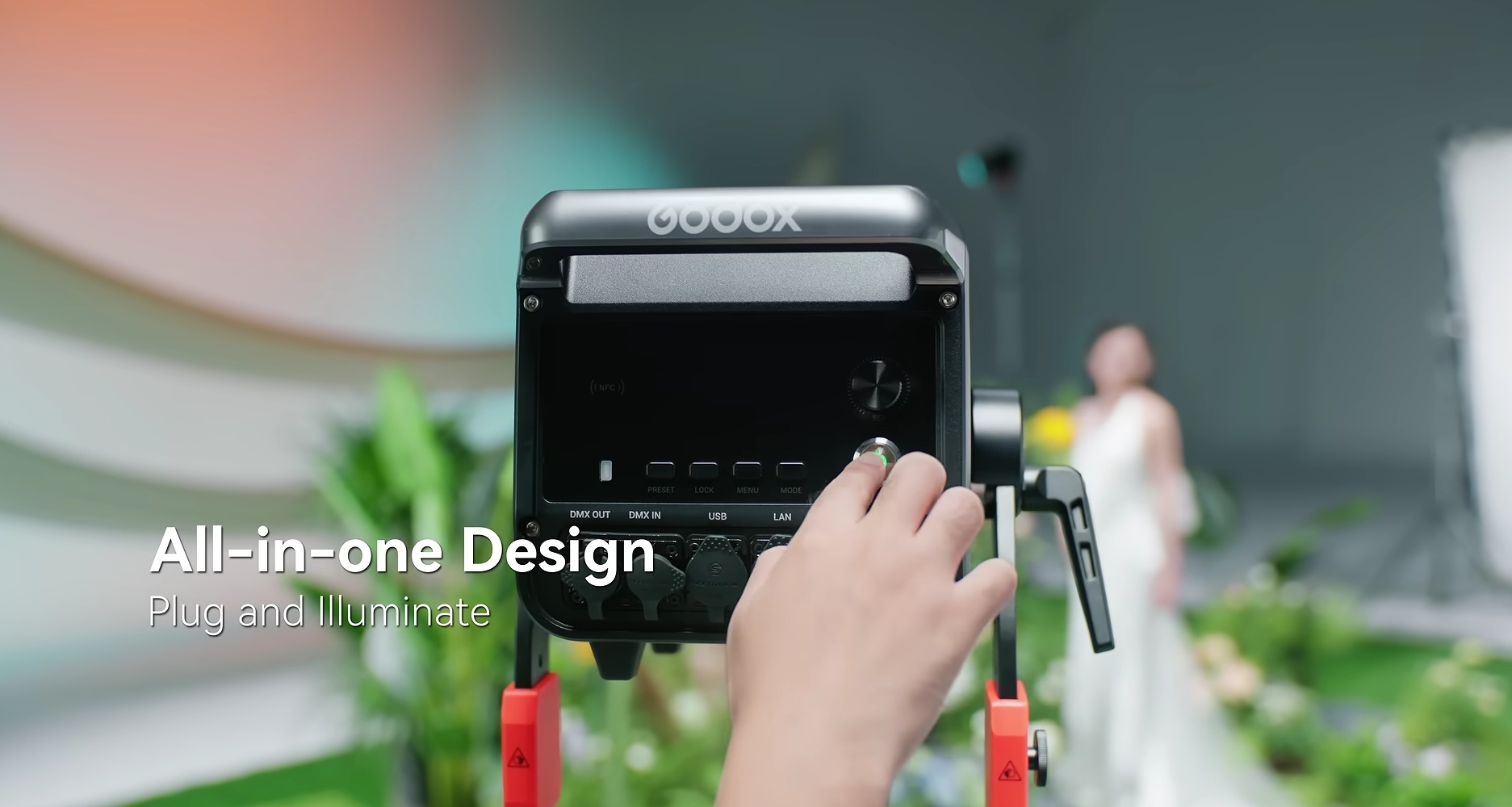 Godox PaletteLab 600W Full-Spectral — LED світло з максимально точним відтворенням кольорів для професійного кіно та телебачення