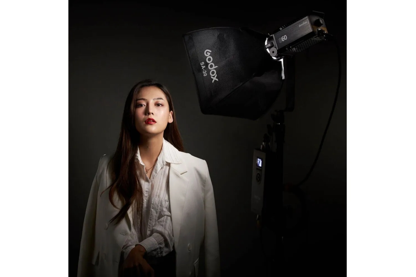 Godox SA-30 для LED світла Godox S30 (30х30см), з сотами — компактний софтбокс для пом'якшення та направлення світла