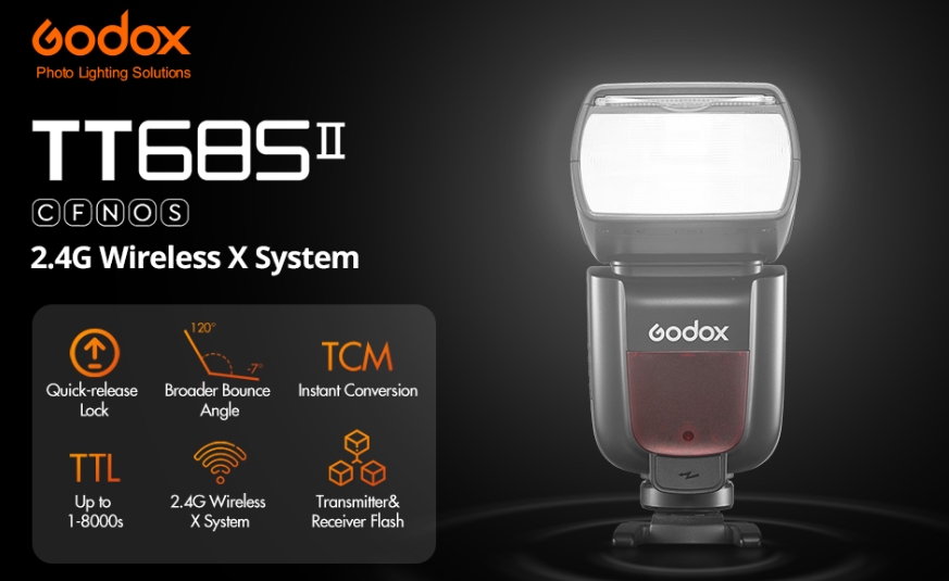 Godox TT685C II Flash for Canon Cameras (TT685IIC)