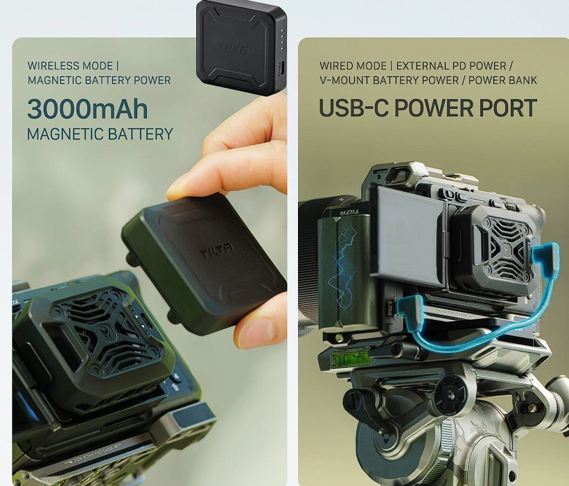Tilta TA-UCS-B Universal Battery Slide Plate — ефективна система охолодження термоелектричного типу для відеокамер