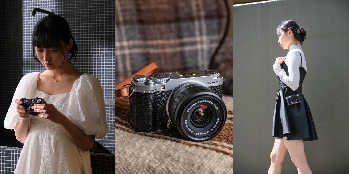 FUJIFILM X-M5 (body) (Black) — компактна камера для універсальної зйомки фото й відео на кожен день