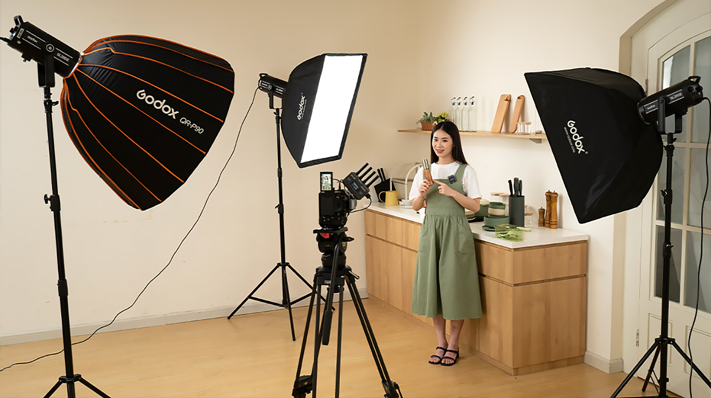 Godox SK300III-V 3-Light Studio Kit: профессиональный набор студийного света