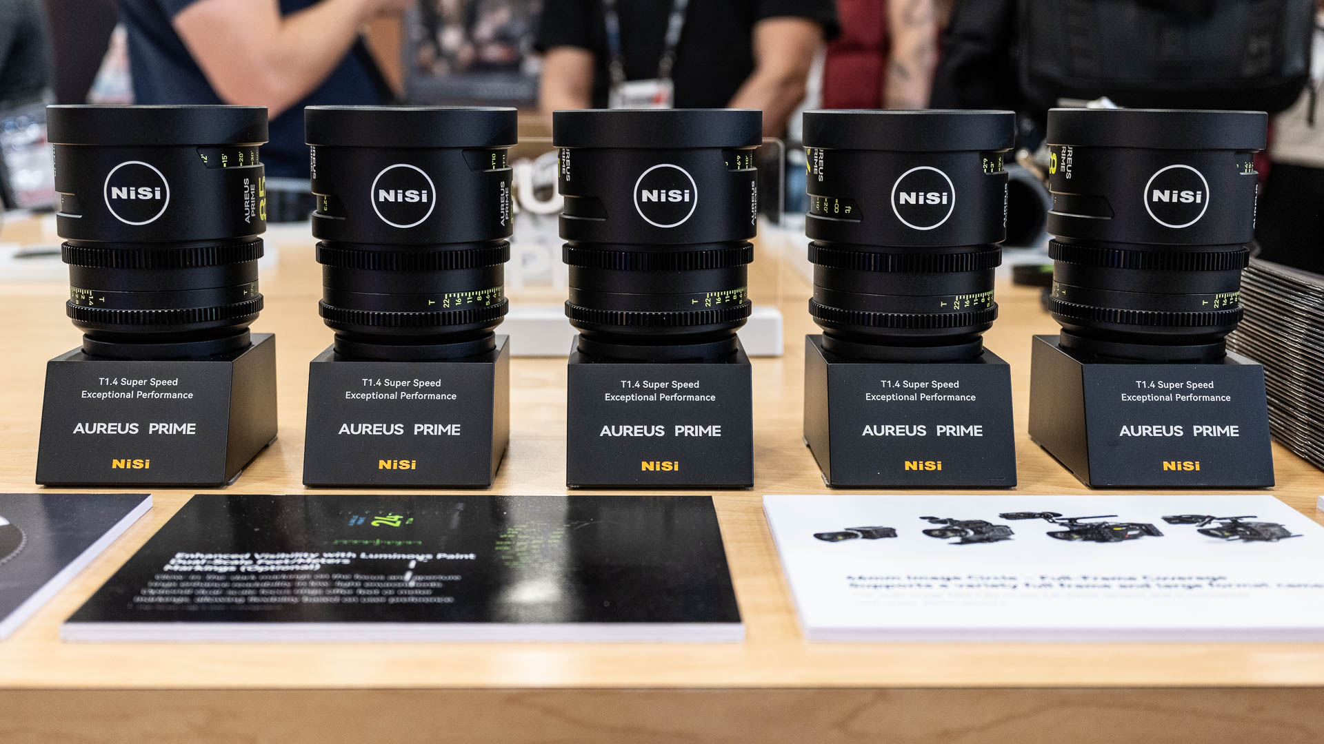 Набір об'єктивів NiSi AUREUS PRIME T1.4 Cinema 5-Lens Kit ARRI PL mount (5 шт)