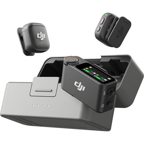 DJI Mic 3 Clip-On Transmitter/Recorder with Built-In Microphone (CP.RN.00000478.01) — беспроводной передатчик и рекордер с профессиональным звуком