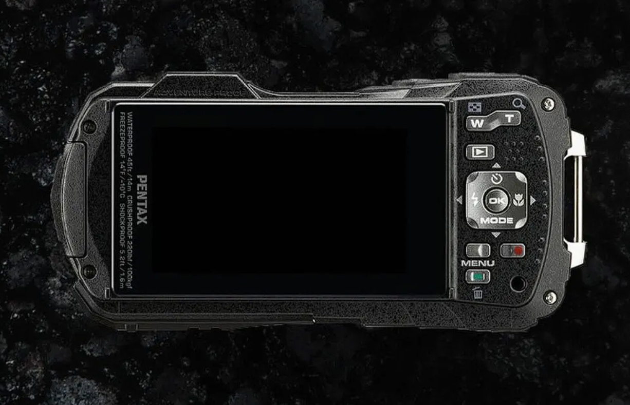 Ricoh Pentax WG-90 Digital Camera (02136) — компактна камера для підводної та екстремальної роботи з оптичним зумом 5х та макрозйомкою