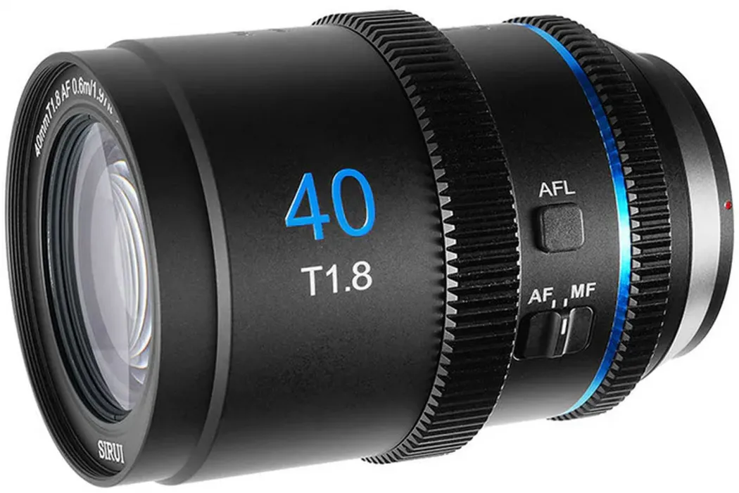Об'єктив Sirui 40mm T1.8 1.33x S35 AF Anamorphic Lens MFT mount (для Micro Four Thirds) (Blue Flares)