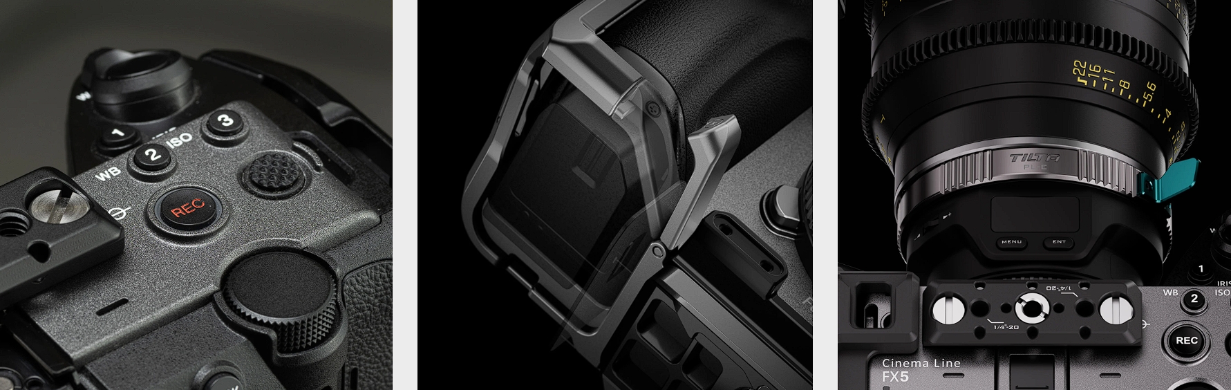 Tilta Full Camera Cage для Sony FX5 (Black) (TA-T108-FCC-B) — модульна клітка для зручної зйомки з камерою Sony FX5