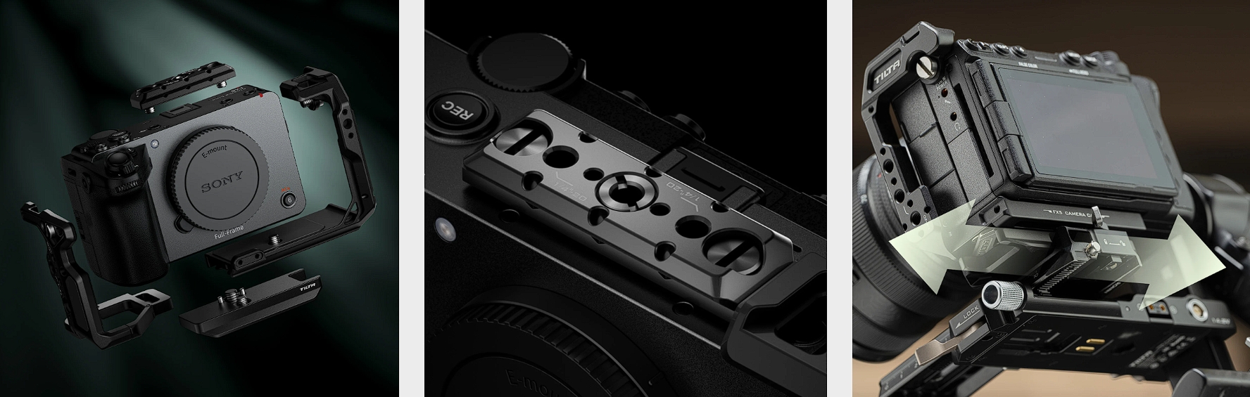 Tilta Full Camera Cage для Sony FX5 (Black) (TA-T108-FCC-B) — модульна клітка для зручної зйомки з камерою Sony FX5