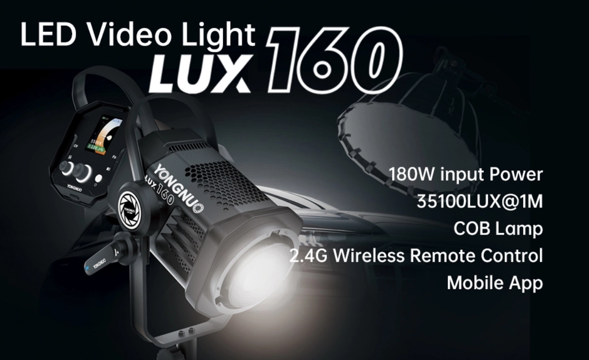 Yongnuo LUX160 KIT (Daylight) — LED світло для професійної зйомки